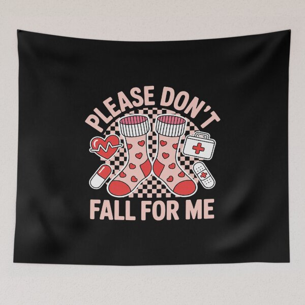 Item preview, Valentines Day Nurse Socks Dont Fall for Me Scrub Top Women designed and sold by fferomananul.