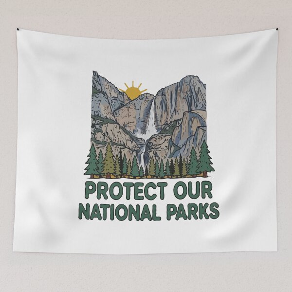 Item preview, The Waterfall Protect Our National Parks designed and sold by Gkinoki.
