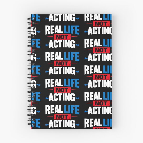Item preview, Real Life Not Acting Bold Statement Design designed and sold by TeeTimeTreasure.