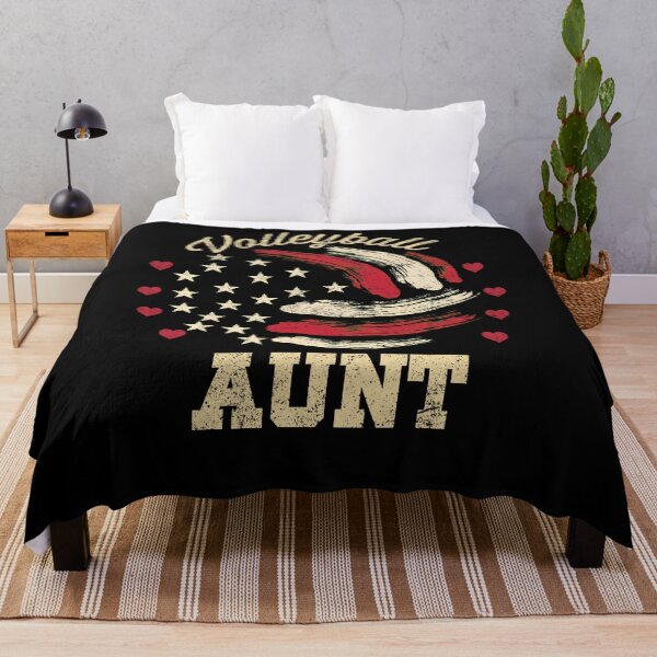 Item preview, Vintage Volleyball Aunt USA Flag Shirt designed and sold by LarryMBrown.