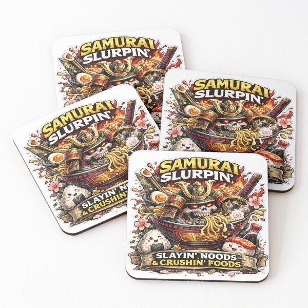 Item preview, Samurai Slurpin' Ramen Skull designed and sold by Psychlee Best Finds.