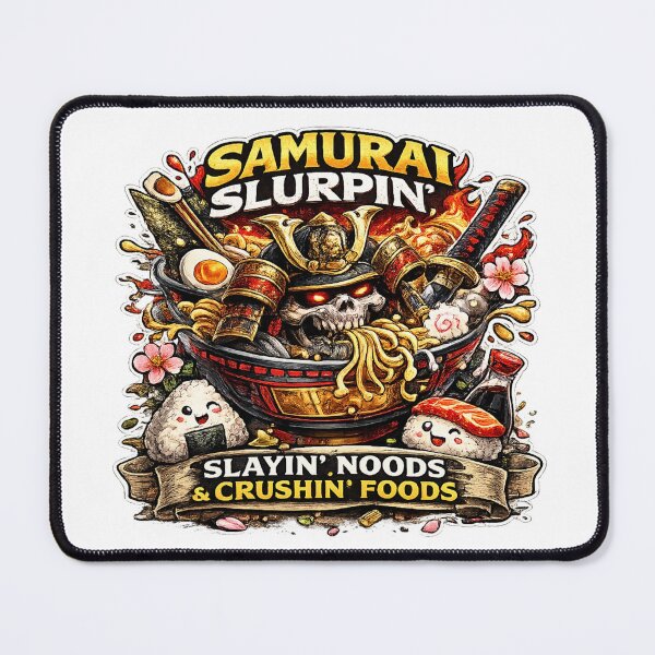 Item preview, Samurai Slurpin' Ramen Skull designed and sold by Psychlee Best Finds.