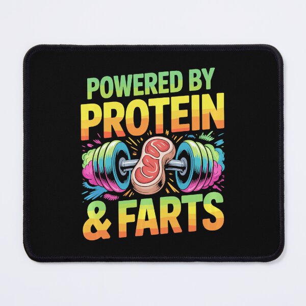 Item preview, Powered by Protein Funny Gym designed and sold by eliramaison.