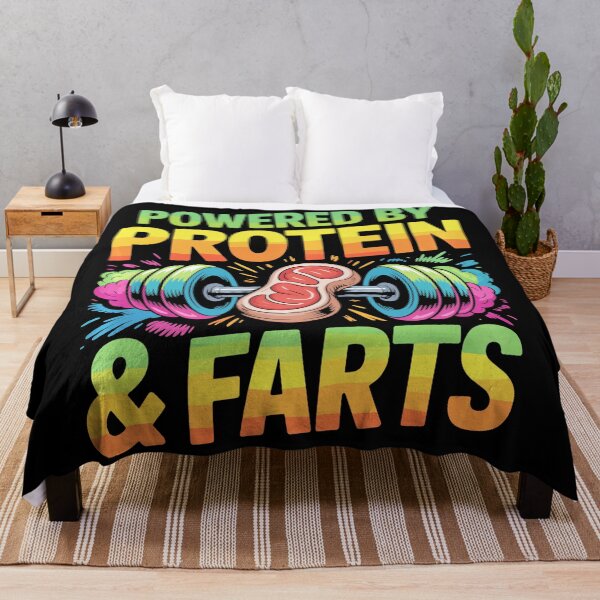 Item preview, Powered by Protein Funny Gym  designed and sold by eliramaison.