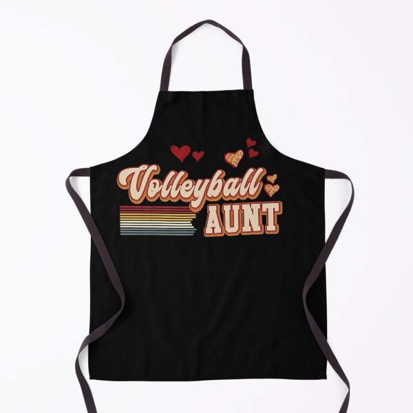 Item preview, Retro Volleyball Aunt Love Hearts Design designed and sold by LarryMBrown.