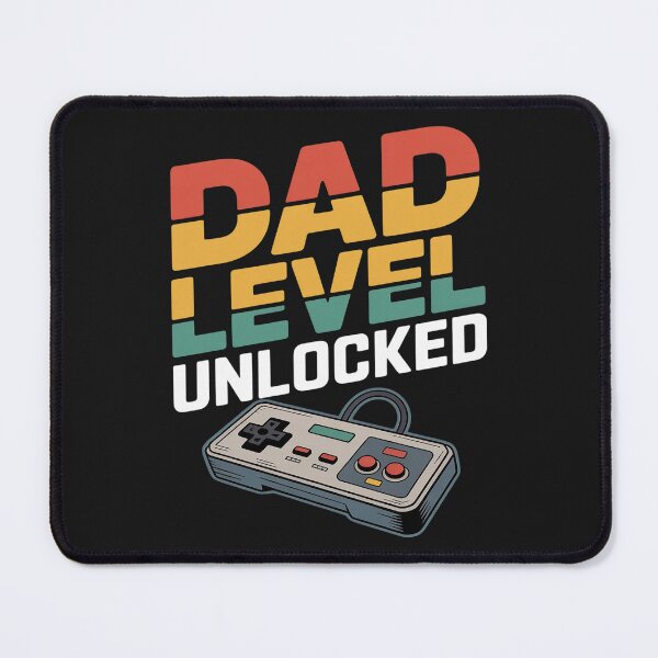 Item preview, New Dad Dad Level Unlocked Gaming Gamer Dad Mens  designed and sold by Ranicholasyy.