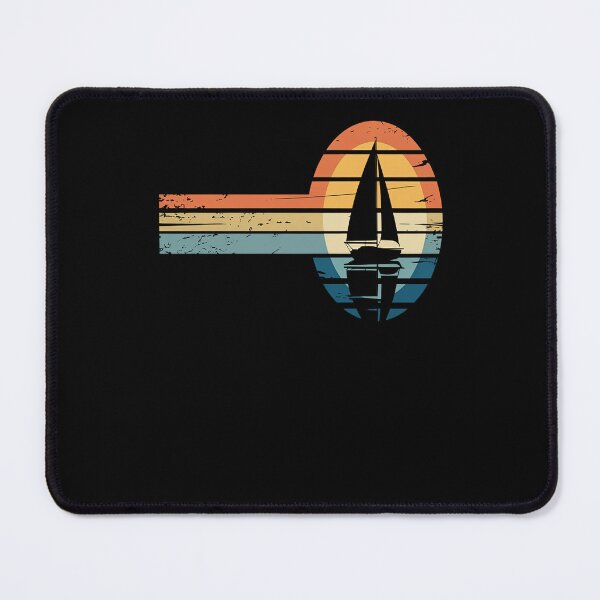 Item preview, Sailboat Retro Sunset Boat Captain Sailing Gear designed and sold by fferomananul.