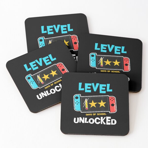 Item preview, Level 100 Days of School Unlocked Gamer Style  designed and sold by FGTV2021.