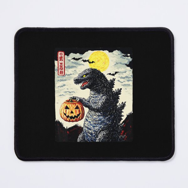 Item preview, Japanese Monster Pumpkin Vintage Spooky Scene designed and sold by titanlevi.