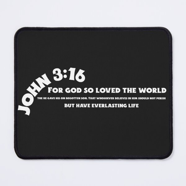 Item preview, John 3:16 white letter designed and sold by wordsoftruth1.