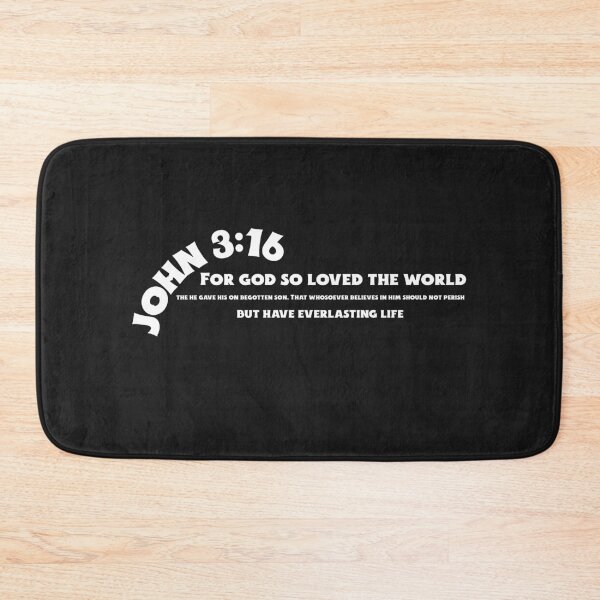 Item preview, John 3:16 white letter designed and sold by wordsoftruth1.