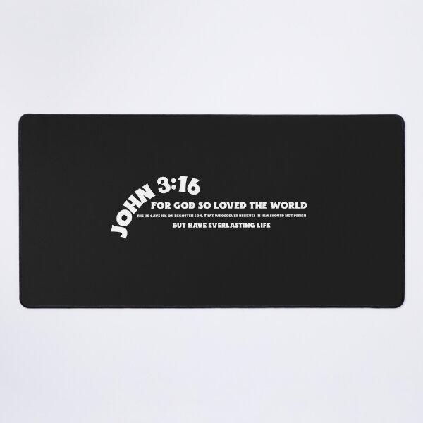 Item preview, John 3:16 white letter designed and sold by wordsoftruth1.