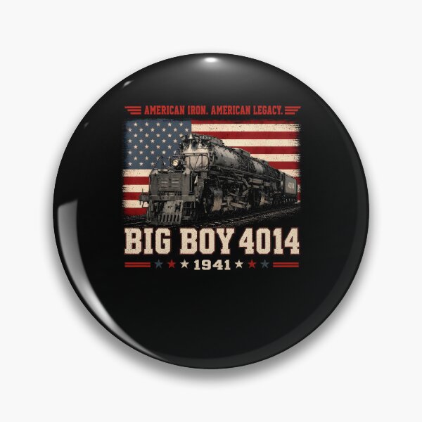 Item preview, Big Boy 4014 1941 Steam Locomotive Railroad Train American Iron American Legacy USA Flag designed and sold by najaks.