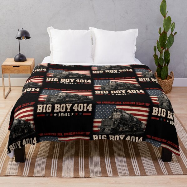 Item preview, Big Boy 4014 1941 Steam Locomotive Railroad Train American Iron American Legacy USA Flag designed and sold by najaks.