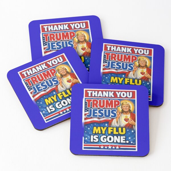 Item preview, Thank you Trump Jesus My Flu is Gone designed and sold by Shirts With Pride.