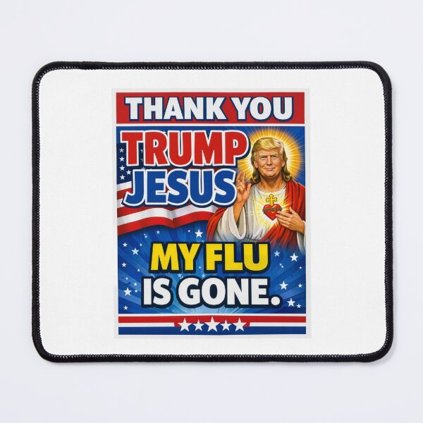 Item preview, Thank you Trump Jesus My Flu is Gone designed and sold by Shirts With Pride.