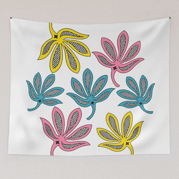 Item preview, multicolored leaves texture designed and sold by CREATINERY.
