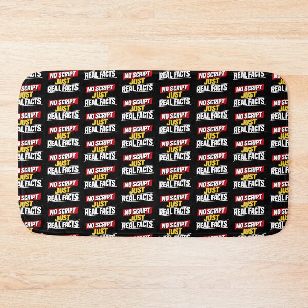 Item preview, No Script Just Real Facts Bold Statement Design designed and sold by TeeTimeTreasure.