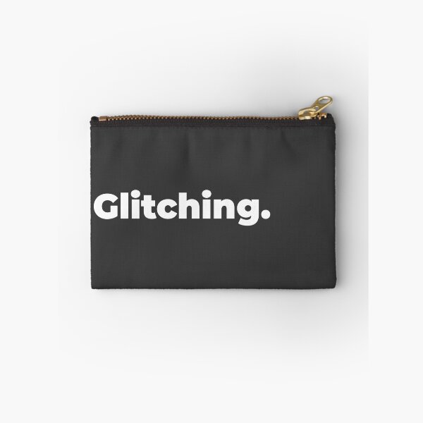 Item preview, Minimalist Relatable Quote “Glitching” Black Aesthetic Typography Design designed and sold by diahsariw.