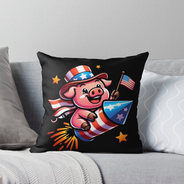 Item preview, Funny Pig 4th July Patriotic USA Flag America Boys Girls Kids designed and sold by rafaeltto.