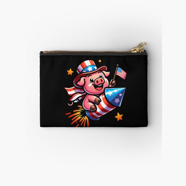 Item preview, Funny Pig 4th July Patriotic USA Flag America Boys Girls Kids designed and sold by rafaeltto.