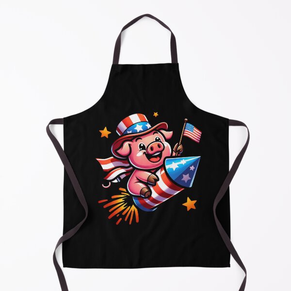 Item preview, Funny Pig 4th July Patriotic USA Flag America Boys Girls Kids designed and sold by rafaeltto.