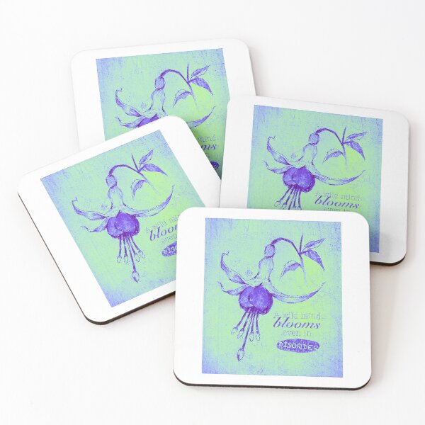 Item preview, BLOOMING DISORDER NEON MINT POSTER designed and sold by melyverso.