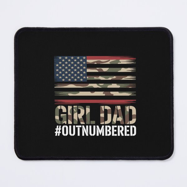 Item preview, Girl Camo Dad American USA Flag Dad Of Girls 4th Of July  designed and sold by Sutvaomom.