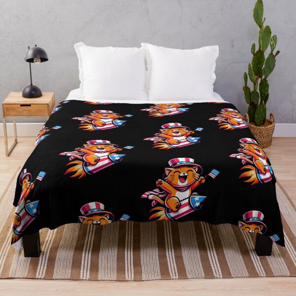 Item preview, Funny Orange Cat 4th July Patriotic USA Flag America Mom Dad Kids designed and sold by rafaeltto.