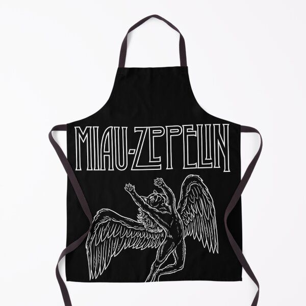 Item preview, Meow Zeppelin Rock Cat with Wings Silhouette Art designed and sold by moosesclub.