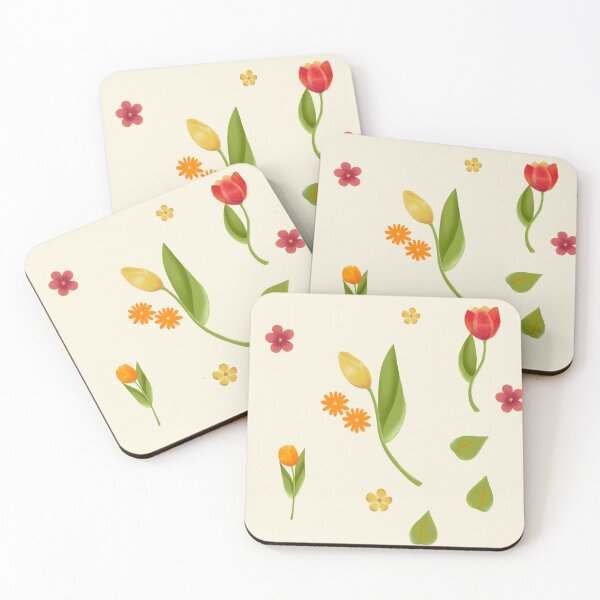 Item preview, Tulip Garden - Spring Floral Pattern (Soft Gouache) designed and sold by Hikari-Suigetsu.