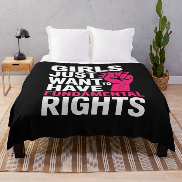 Item preview, Girls Just Want To Have Fundamental Rights designed and sold by Sutvaomom.