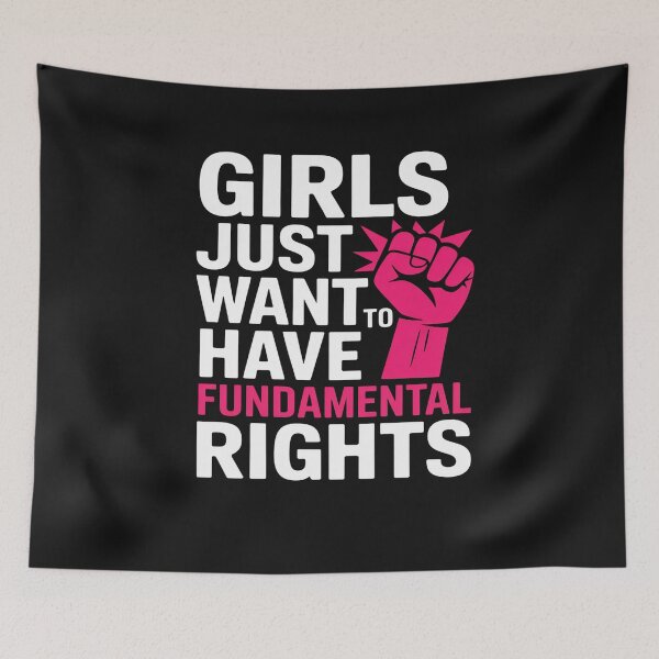 Item preview, Girls Just Want To Have Fundamental Rights designed and sold by Sutvaomom.