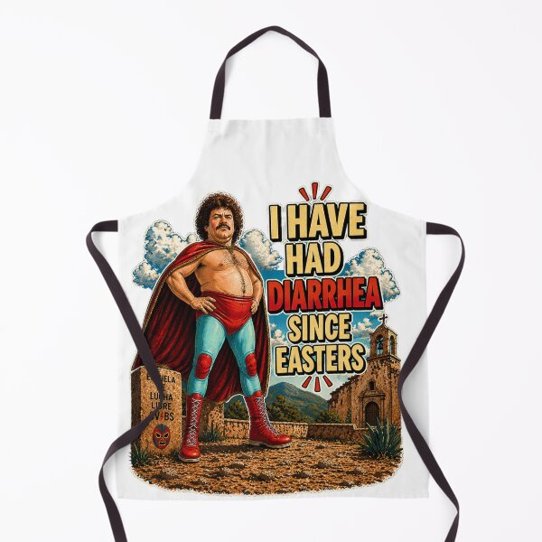Item preview, Funny Luchador Meme Shirt “I Have Had Diarrhea Since Easters” Retro Wrestling Parody Tee Vintage Comic Style Graphic T-Shirt designed and sold by GVBShirts.