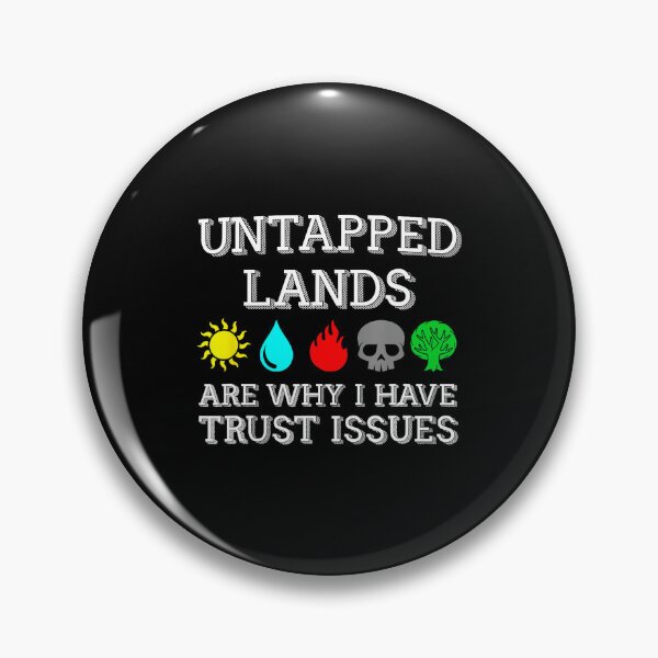 Item preview, Untapped Lands Trust Issues Funny Card Game  designed and sold by FGTV2021.