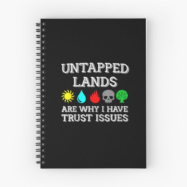 Item preview, Untapped Lands Trust Issues Funny Card Game  designed and sold by FGTV2021.
