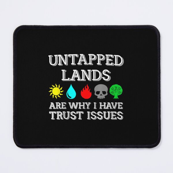 Item preview, Untapped Lands Trust Issues Funny Card Game designed and sold by FGTV2021.