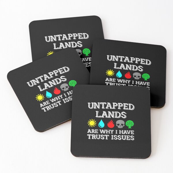 Item preview, Untapped Lands Trust Issues Funny Card Game  designed and sold by FGTV2021.