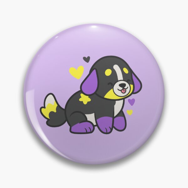 Item preview, Nebula the Nonbinary Puppy - 2022 vers designed and sold by hannimatior.