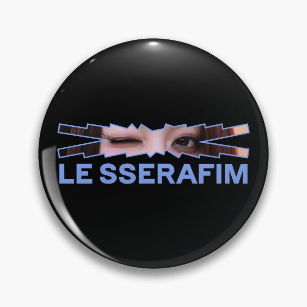 Item preview, Yunjin eyes Le Sserafim Logo ver.2 kpop designed and sold by ShiroHero.