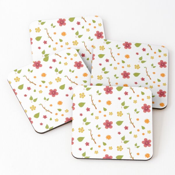 Item preview, Tulip Garden - White Spring Floral Pattern (Soft Gouache) designed and sold by Hikari-Suigetsu.