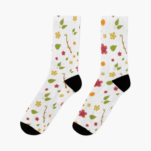 Item preview, Tulip Garden - White Spring Floral Pattern (Soft Gouache) designed and sold by Hikari-Suigetsu.