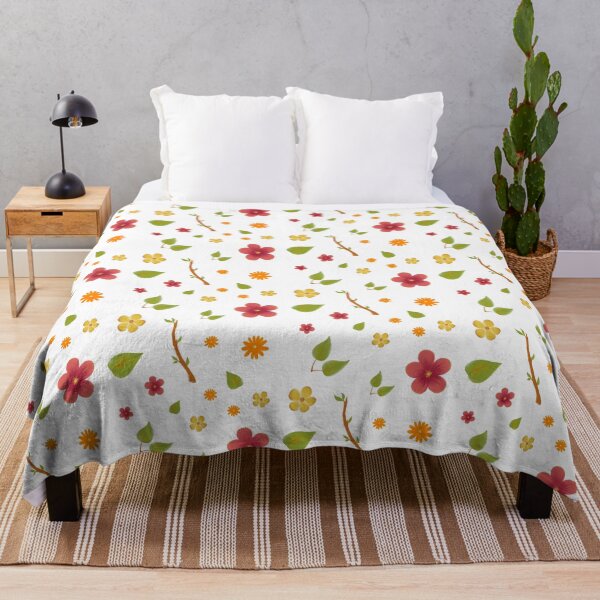 Item preview, Tulip Garden - White Spring Floral Pattern (Soft Gouache) designed and sold by Hikari-Suigetsu.