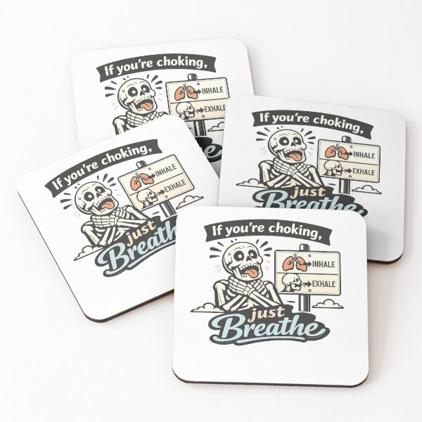 Item preview, If You're Choking Just Breathe Essential T-Shirt designed and sold by SoftSproutstu.