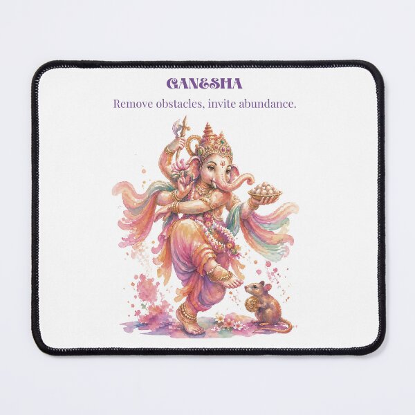 Item preview, Ganesha – Remove Obstacles Invite Abundance, Spiritual Motivation Art designed and sold by Ishiki-D.