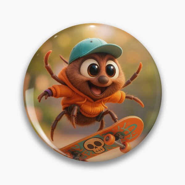 Item preview, Skater Tick designed and sold by Sillytoe.