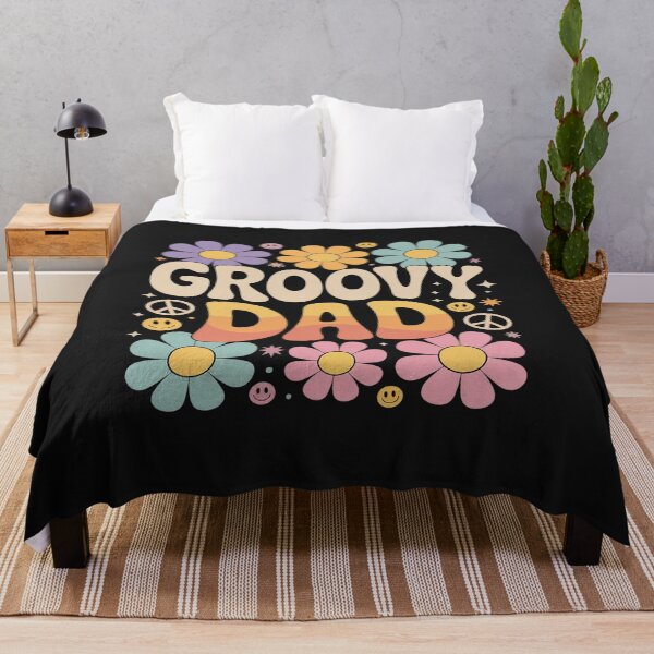 Item preview, Groovy Dad Retro Fathers Day Colorful Peace Sign Smile Face designed and sold by Thamngan.
