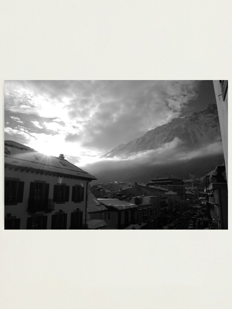 Alternate view of Chamonix and Brévent Flégère Photographic Print