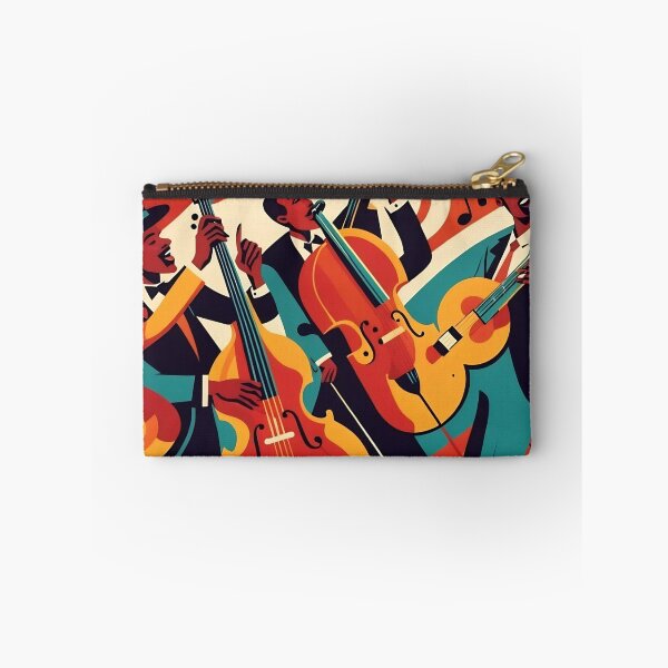 Item preview, Jazzy Shades – Colorful Jazz Trio Art designed and sold by ShaDeS-AI-Art.