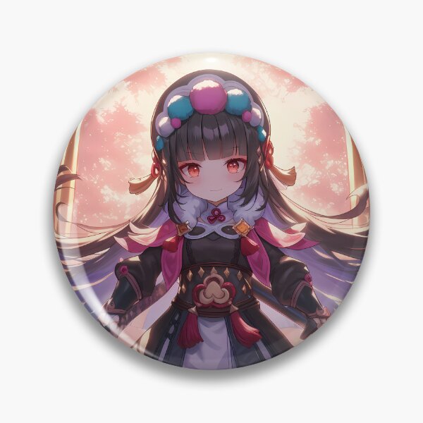Item preview, Yun Jin Genshin Impact Chibi Opera Style Blue Aura designed and sold by TanglenRabbit.